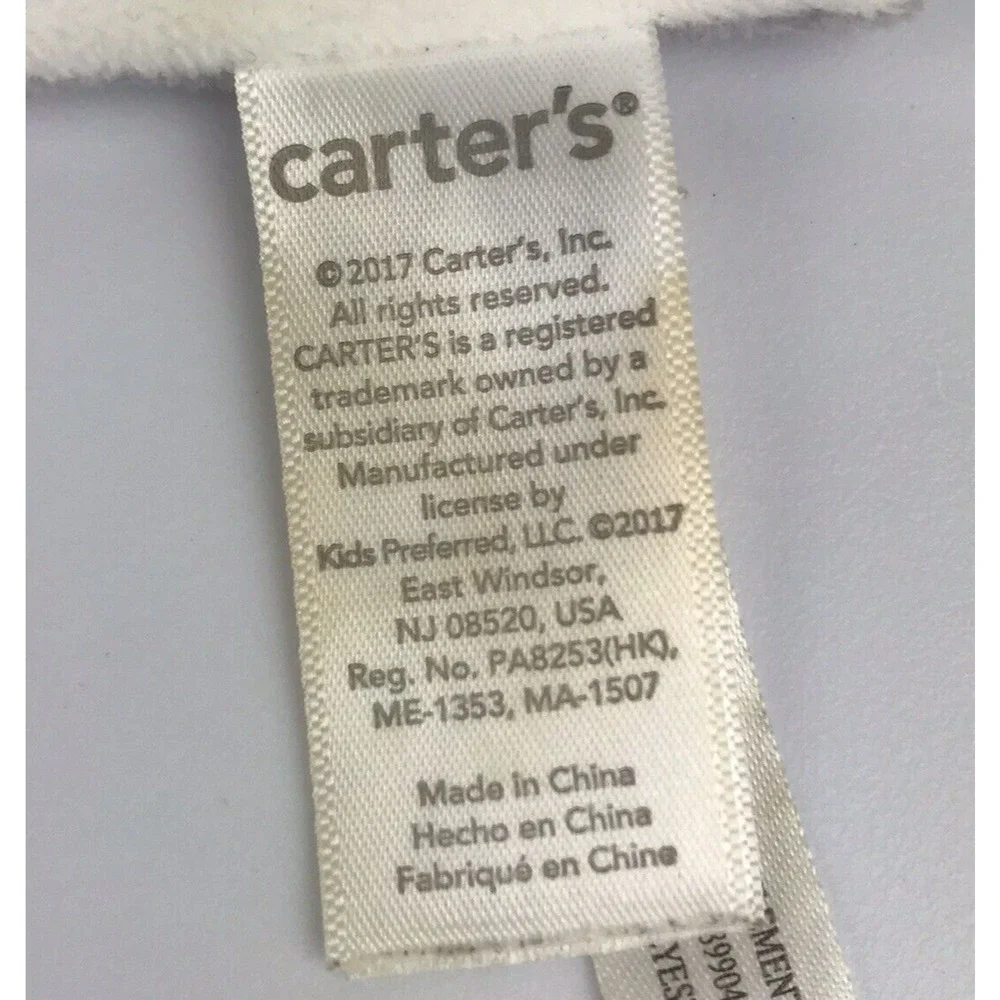 Carters White Lamb Sweet Dreams Baby Sheep Plush Security Blanket 2017 9x9